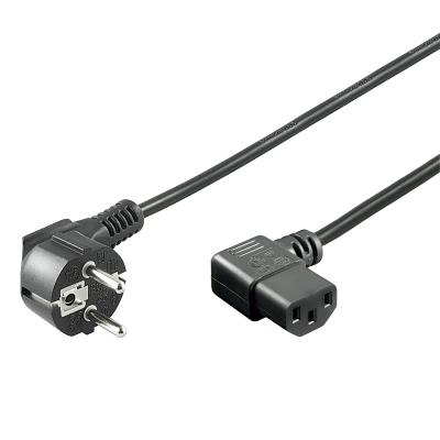 Goobay Cable de Alimentacion para CPU Acodado CEE7/C13 3m Negro - Imagen 3