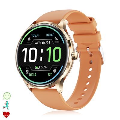 Smartwatch Dam Qs80 Bluetooth Naranja