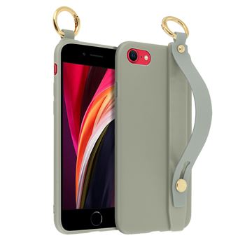 Funda Iphone Se 2020 / 8 / 7 Flexible Con Asa Soporte Y Mosquetón