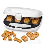 Máquina para Hacer Galletas para Perros y Mascotas, Forma de Huella y Hueso, Incluye Recetas Clatronic DCM 3683 700W Blanco