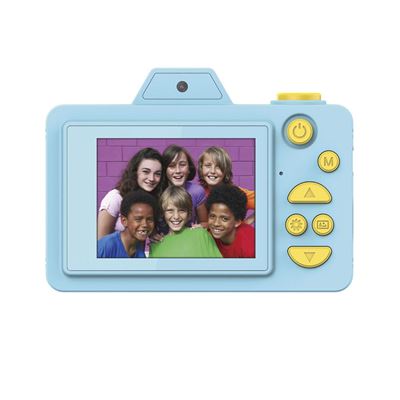Cámara infantil de fotos y video, con juegos incorporados. HD 720 y hasta  40 megapíxeles. Pantalla