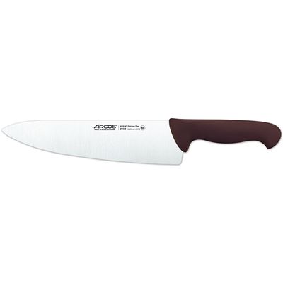 Cuchillo Cocinero Ancho Arcos 2900 Marrón 250 Mm