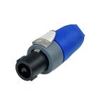 Conector Neutrik Azul ntrnl2fx speakon 2 polos macho negro nl2fx