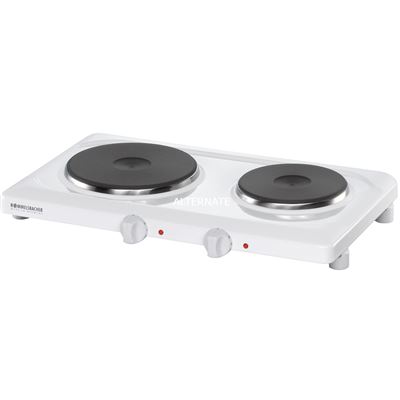 Placa Eléctrica Rommelsbacher Thl 2597 Hobs 2 Zonas 50cm 1000w Blanco