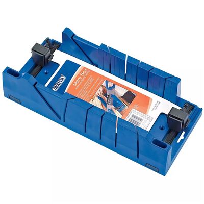 Caja de ingletes Expert con abrazaderas Draper Tools, Azul 09789