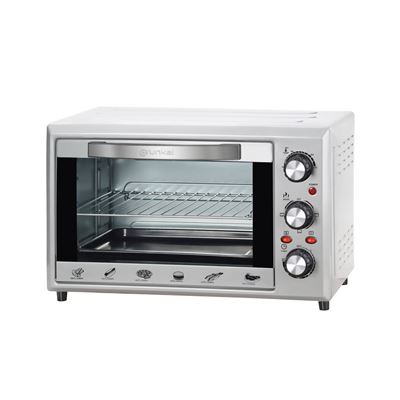 Horno Eléctrico 28lt Resistencia M Plateado Grunkel Hr-28 Silver
