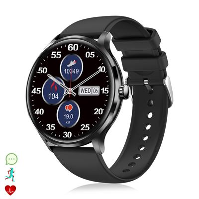 Smartwatch Dam Qs80 Bluetooth Negro