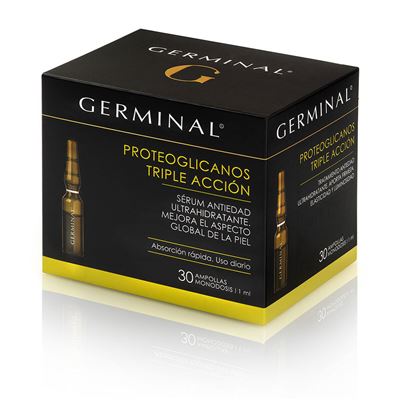 Sérum Facial Antiedad Ultrahidratante En Ampollas Germinal Acción Profunda Proteoglicanos Triple Acción 30 X 1ml