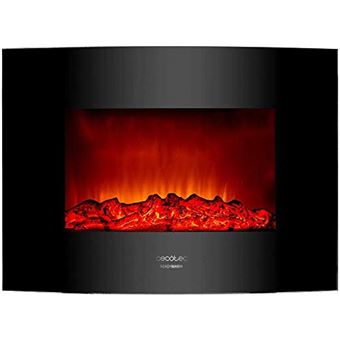 Chimenea eléctrica Cecotec Ready Warm 2200 Curved Flames 2000 W,