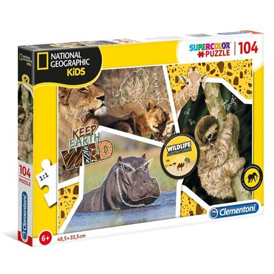 Puzzle Clementoni 104 Pizas National Geographic Wildlife