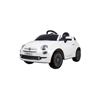 Coche de Batería FIAT 500 Blanco Motoor Kids