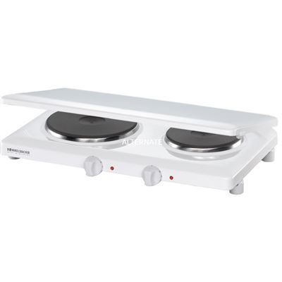 Rommelsbacher Blanco Placa Eléctrica Thl 2597/A Hobs 2 Zonas 50Cm 1000W