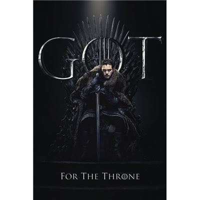 Poster Game Of Thrones Jon For The Throne