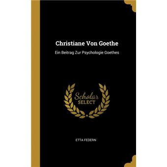 Serie ÚnicaChristiane Von Goethe HardCover