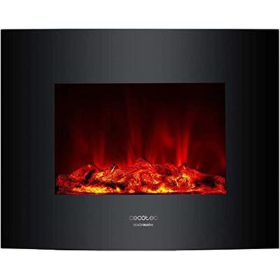 Chimenea Eléctrica Cecotec Ready Warm 2600 Curved Flames 2000 W