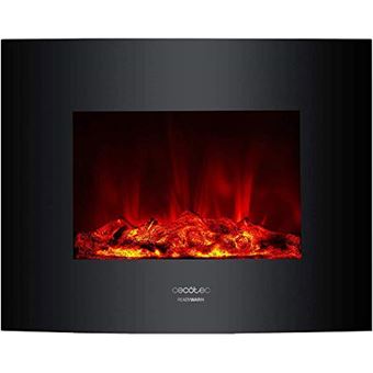 Chimenea eléctrica Cecotec Ready Warm 2600 Curved Flames 2000 W