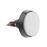 Pulsador arcade BeMatik momentáneo 60 mm 1NO 1NC 250V 15A SPDT blanco con luz_0