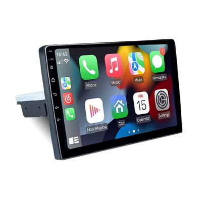Reproductor Multimedia Klack Android 1 Din Universal – Pantalla 9"" Qled, Gps, Carplay & Android Auto | 6gb Ddr Ram + 64gb Rom