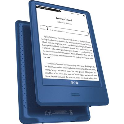 Libro Electrónico Spc Dickens Light 2 Pro De 6"" Táctil, Luz Y Temperatura Regulable, 8gb, 1 Mes De Autonoía - Azul