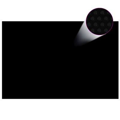 Película Solar Flotante Negra Para Piscina 6x4 M