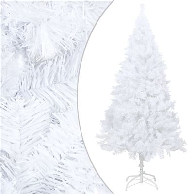 Árbol de Navidad artificial con ramas gruesas vidaXL PVC blanco 150 cm