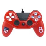 Atletico Madrid rojo Pro4 con cable para PS4, PS3 y PC
