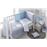 Pack Funda Nórdica maxicuna Pekebaby (120 x 150 cm) Good Night Azul algodón_1