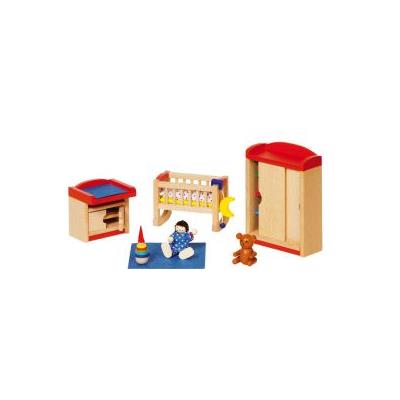 Muebles Para Muñecas goki 51905 dormitorio de niños casita 12 piezas flexibles