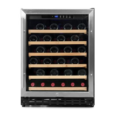 Vinoteca 46 Botellas Vinobox 50 Gc 1t Inox Encastrable O De Libre Instalación Monotemperatura