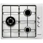 Placa de gas Cata GI6021X 3 Fuegos 60cm Inox