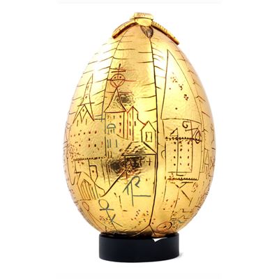 Oro Réplica Huevo De De Noble Collection De La Película Harry Potter