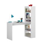 Escritorio con estanteria Habitdesign DUPLO Blanco Artik