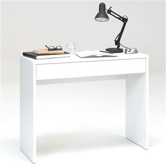 Escritorio FMD, cajón ancho Blanco 100x40x80 cm 362-001