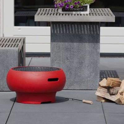 Barbacoa portátil roja BBQ TUB-R