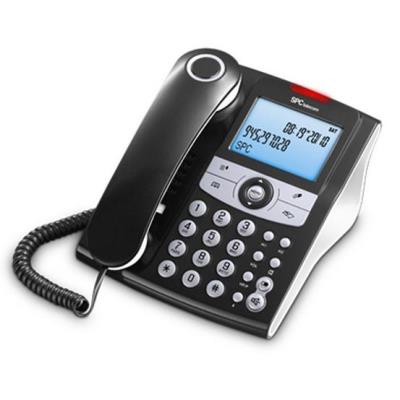 Spc Original Lite Teléfono Fijo Para Mesa Y Pared Con Números Grandes, Luz De Llamada