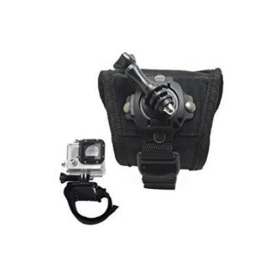 Phoenix Technologies PHGP127L - Soporte de muñeca ajustable para cámaras deportivas (con rotación velcro de 360 grados) color negro