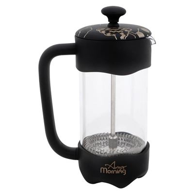 Cafetera De Émbolo Any Morning Negro Y Transparente, 350 Ml