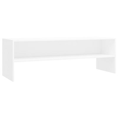 Mueble Para La Televisión Vidaxl Aglomerado Blanco 120x40x40cm