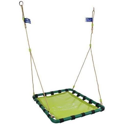 Columpio De Nido De Aluminio Square 120, Verde Hudora 72158