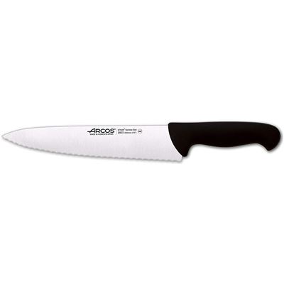 Cuchillo Cocinero Arcos 2900 Negro Hoja 250 Mm