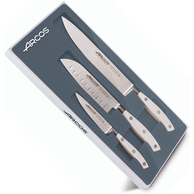 Juego Cocina 3 Pzas Arcos Riviera Blanc Blanco