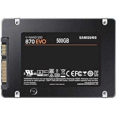 Disco Duro Ssd Samsung 870 Evo, 2.5'', 500gb