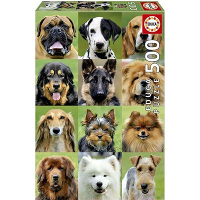 Puzzle Collage De perros 500 piezas educa borras 17963