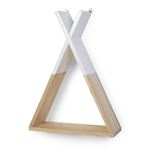 Childhome Tipi Estantería unisex estandería 11098 flotante madera de fresno blanco wstipi