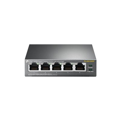 Tp-Link Negro Switch Gigabit, Tl-Sg1005p, 4-Port, Poe - Imagen 5