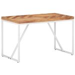 Mesa de comedor vidaXL madera maciza de acacia y mango 120x60x76 cm 18,34 kg