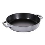 Staub Paellera Hierro fundido gris grafito 26 cm rustidera de doble asa