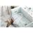 Pack Funda Nórdica maxicuna Pekebaby (120 x 150 cm) Hello Moon Blanco algodón_1