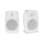 Pareja de bafles Fonestar CUBE-62B de baja IMPEDANCIA , ideal megafonía, POTENCIA 25 W máximo, SENSIBILIDAD 88 dB, COLOR blanco