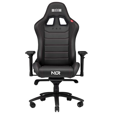 Silla Gaming Next Level Racing Progaming Chair Black Leather Edition